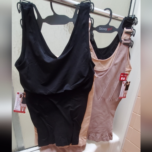 NWT SKINNYGIRL 3PK Shaping Reversible Camis;S, M, L & XL; Smooths & Shapes; $45 - Picture 2 of 14